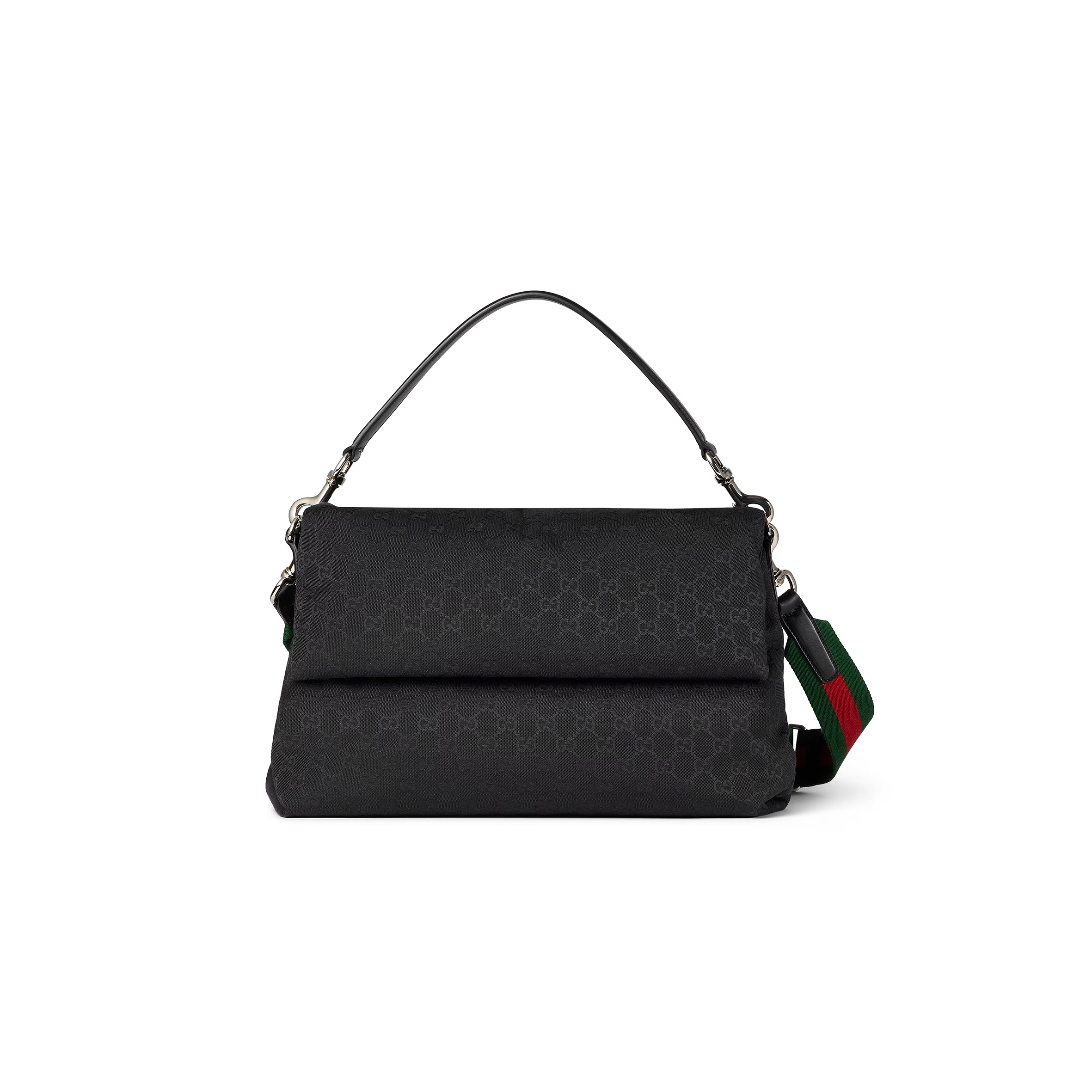 GUCCI MEDIUM GG CROSSBODY BAG WITH WEB ‎821616 (36*25*12cm)